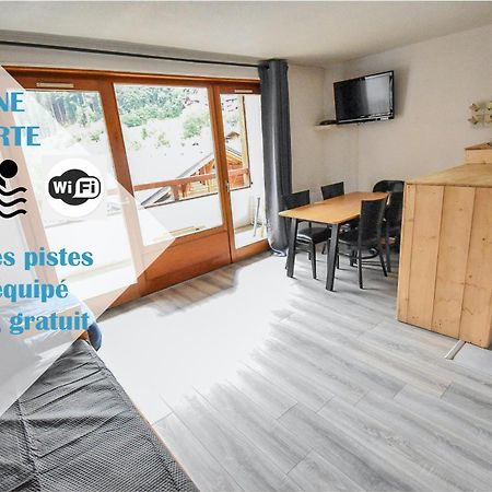 L'Enchalpe, Grand Et Lumineux Studio Avec Coin Montagne 5 Personnes, 60M Des Pistes, Piscine Couverte, Wifi, Grand Balcon Expo Est, Draps Non Compris Saint-Jean-dʼAulps Exteriör bild