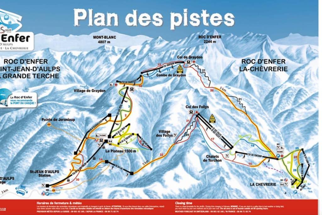 L'Enchalpe, Grand Et Lumineux Studio Avec Coin Montagne 5 Personnes, 60M Des Pistes, Piscine Couverte, Wifi, Grand Balcon Expo Est, Draps Non Compris Saint-Jean-dʼAulps Exteriör bild