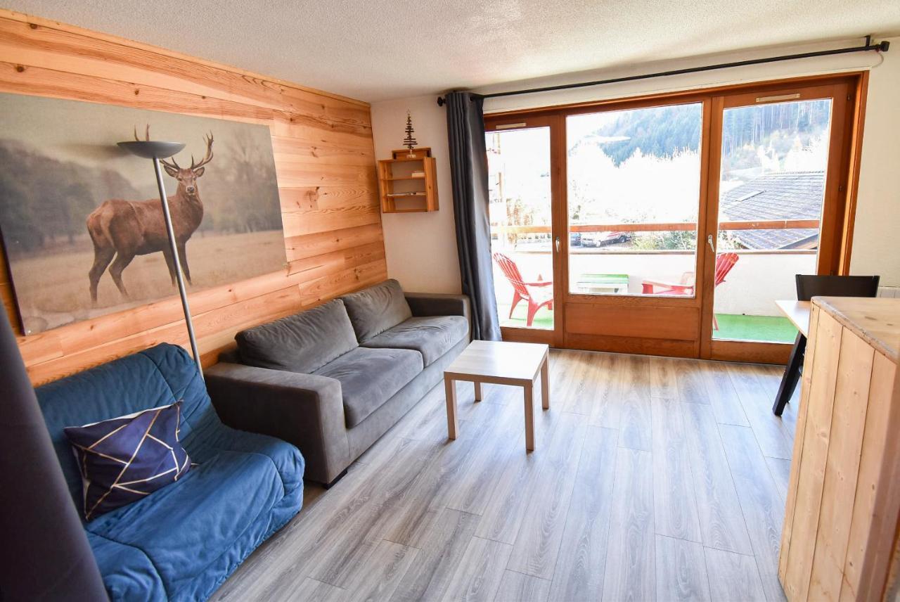 L'Enchalpe, Grand Et Lumineux Studio Avec Coin Montagne 5 Personnes, 60M Des Pistes, Piscine Couverte, Wifi, Grand Balcon Expo Est, Draps Non Compris Saint-Jean-dʼAulps Exteriör bild